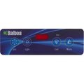 Balboa Duplex 4-Button Spa Side Overlay for 54130 - Jets, Light, Cool, Warm BA462182